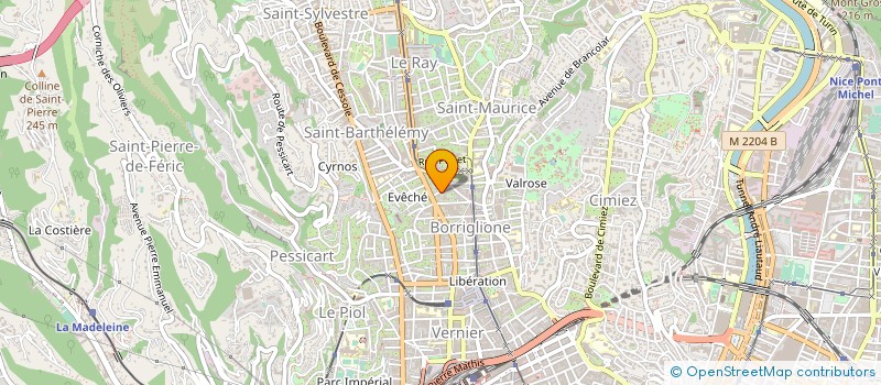 localisation de l'entreprise MONSIEUR MARC LAVALLE à NICE