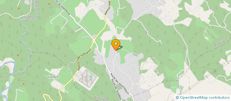 localisation de l'entreprise MONSIEUR MARC LAVERGNE  DRAGUIGNAN