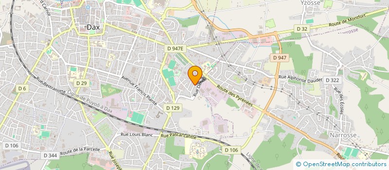 localisation de l'entreprise MONSIEUR MARC LAVIELLE à DAX