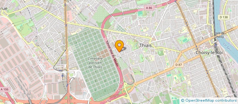 localisation de l'entreprise MONSIEUR MARC LAYDI  THIAIS