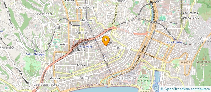 localisation de l'entreprise MONSIEUR MARC LAYET  NICE