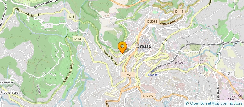 localisation de l'entreprise MONSIEUR MARC LE BARON  GRASSE