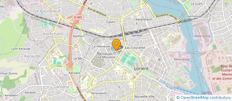 localisation de l'entreprise MONSIEUR MARC LE BIHAN  LORIENT