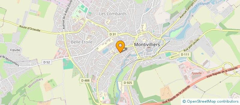 localisation de l'entreprise MONSIEUR MARC LE BON  MONTIVILLIERS