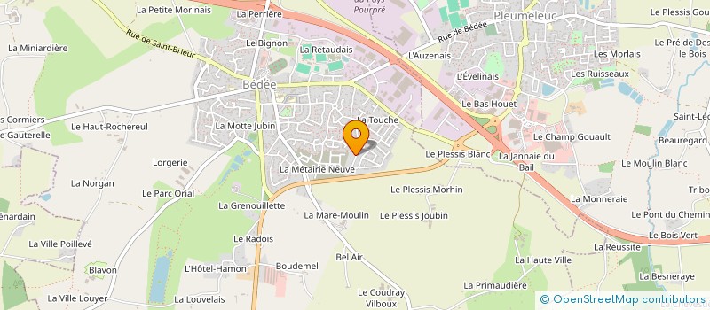 localisation de l'entreprise MONSIEUR MARC LE BONHOMME  BEDEE