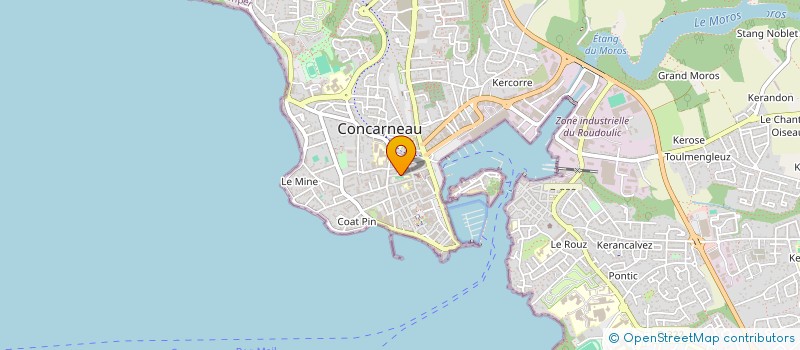 localisation de l'entreprise MONSIEUR MARC LE CALVEZ à CONCARNEAU