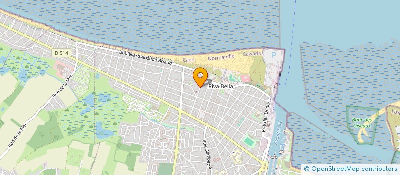 localisation de l'entreprise MONSIEUR MARC LE FEBVRE  OUISTREHAM