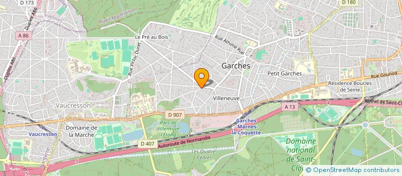 localisation de l'entreprise MONSIEUR MARC LE GENDRE à GARCHES