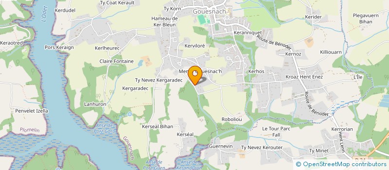 localisation de l'entreprise MONSIEUR MARC LE GUILLOU  GOUESNACH