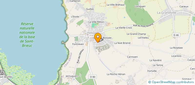 localisation de l'entreprise MONSIEUR MARC LE HEGARAT à HILLION