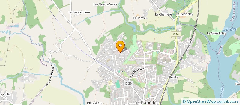 localisation de l'entreprise MONSIEUR MARC LE HEIN à LA CHAPELLE-SUR-ERDRE