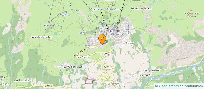 localisation de l'entreprise MONSIEUR MARC LE MANER  ORCIERES