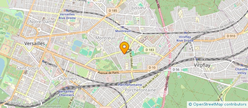 localisation de l'entreprise MONSIEUR MARC LE MER à VERSAILLES