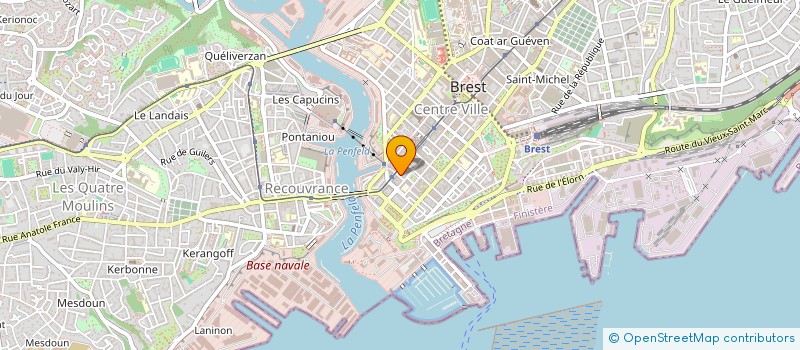 localisation de l'entreprise MONSIEUR MARC LE NOAN  BREST