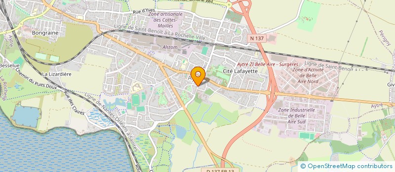 localisation de l'entreprise MONSIEUR MARC LE PECH  AYTRE