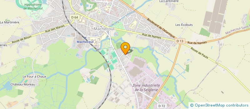 localisation de l'entreprise MONSIEUR MARC LE TREIS  SAINT-ETIENNE-DE-MER-MORTE