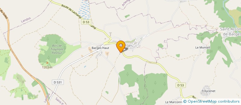 localisation de l'entreprise MONSIEUR MARC LEBLET  BARGES