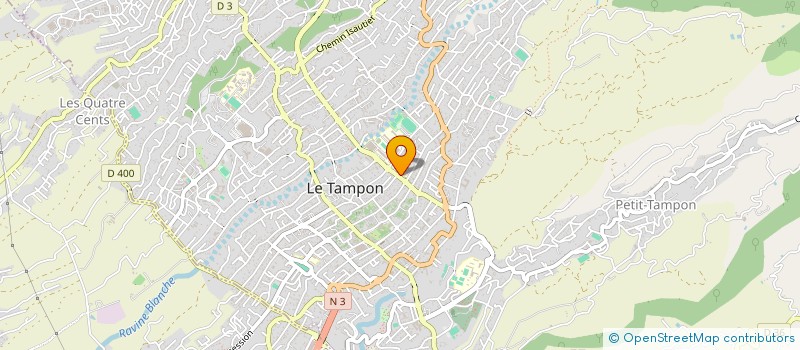 localisation de l'entreprise MONSIEUR MARC LEBON DESPRAIRIES  LE TAMPON