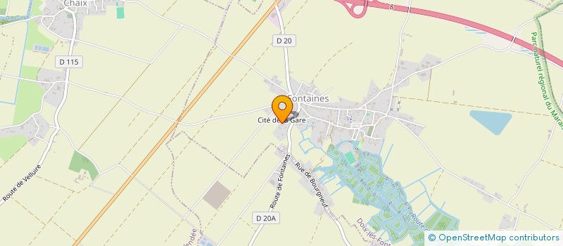 localisation de l'entreprise MONSIEUR MARC LEBOULANGER  DOIX LES FONTAINES