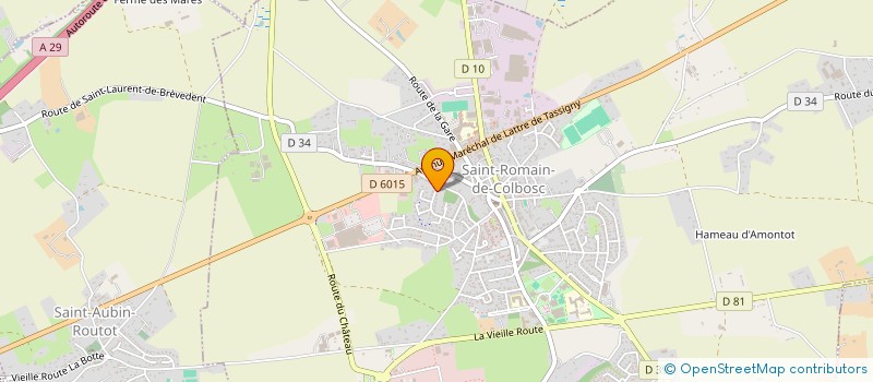 localisation de l'entreprise MONSIEUR MARC LEBOURG  SAINT-ROMAIN-DE-COLBOSC