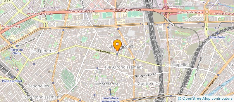 localisation de l'entreprise MONSIEUR MARC LEBRAN à PARIS