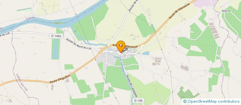 localisation de l'entreprise MONSIEUR MARC LECHEVALIER  LAFITTE-SUR-LOT