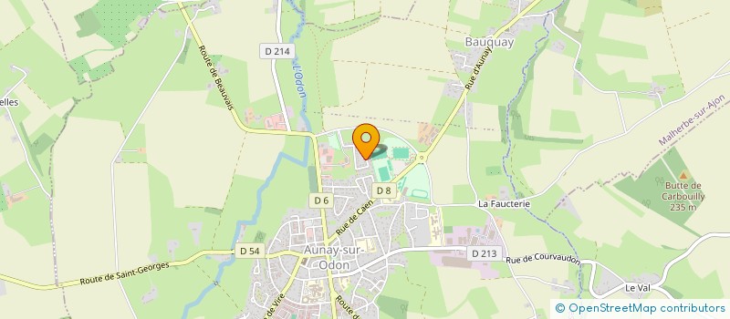 localisation de l'entreprise MONSIEUR MARC LECHEVALIER  LES MONTS D'AUNAY