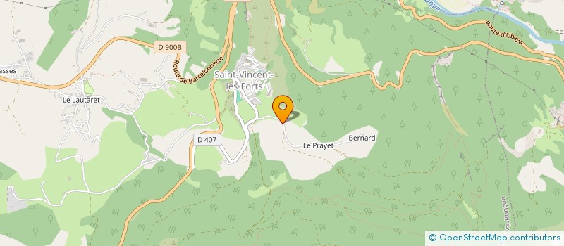 localisation de l'entreprise MONSIEUR MARC LECHIFFLART  UBAYE-SERRE-PONCON