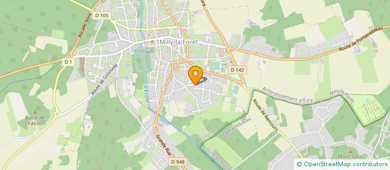 localisation de l'entreprise MONSIEUR MARC LECINA  ORMOY