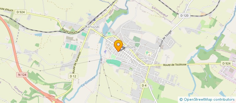 localisation de l'entreprise MONSIEUR MARC LECLERC  GIMONT