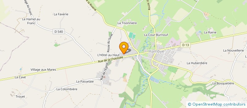 localisation de l'entreprise MONSIEUR MARC LECLERC à HAMBYE