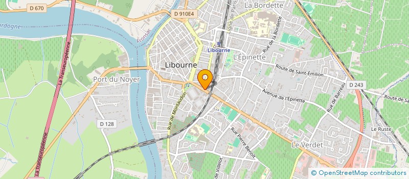 localisation de l'entreprise MONSIEUR MARC LECLERC à LIBOURNE