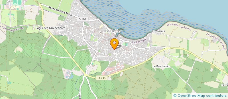 localisation de l'entreprise MONSIEUR MARC LECOEUVRE  LA FLOTTE