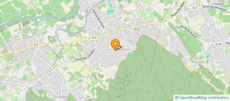 localisation de l'entreprise MONSIEUR MARC LECOMTE  ROBION