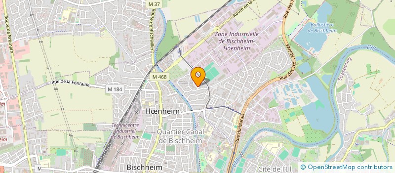 localisation de l'entreprise MONSIEUR MARC LECON  HNHEIM