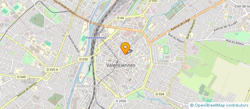 localisation de l'entreprise MONSIEUR MARC LECONTE à VALENCIENNES