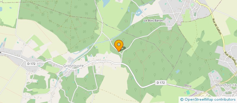 localisation de l'entreprise MONSIEUR MARC LECUREUR à GROSROUVRE