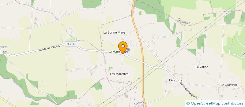 localisation de l'entreprise MONSIEUR MARC LEFEVRE  LIEUREY