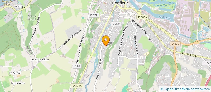 localisation de l'entreprise MONSIEUR MARC LEGRAND  HONFLEUR