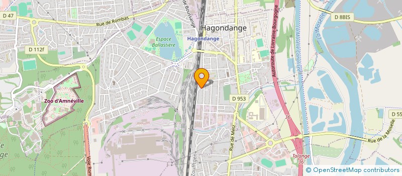 localisation de l'entreprise MONSIEUR MARC LEININGER  HAGONDANGE