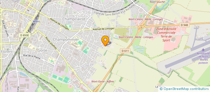 localisation de l'entreprise MONSIEUR MARC LEITE à NIORT