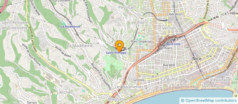 localisation de l'entreprise MONSIEUR MARC LEJOUR  NICE