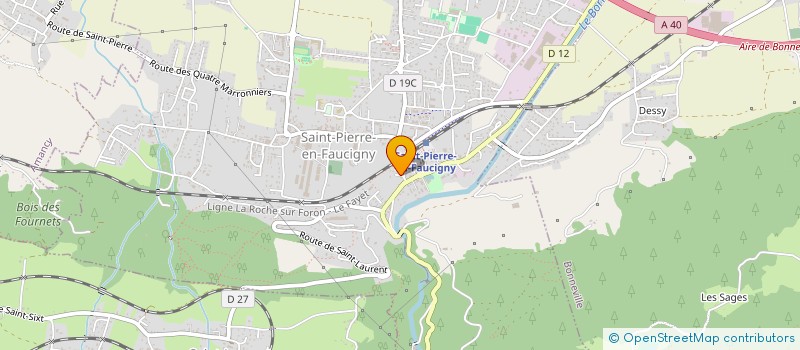 localisation de l'entreprise MONSIEUR MARC LELIEVRE  SAINT-PIERRE-EN-FAUCIGNY