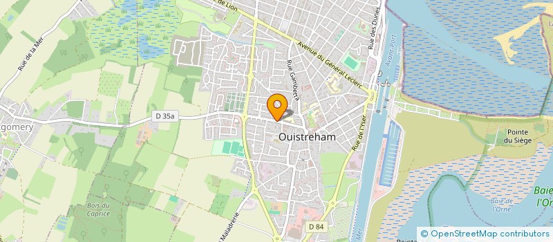 localisation de l'entreprise MONSIEUR MARC LELOGEAIS  OUISTREHAM
