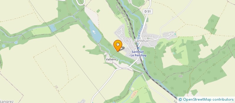 localisation de l'entreprise MONSIEUR MARC LEMOINE  SANTEUIL