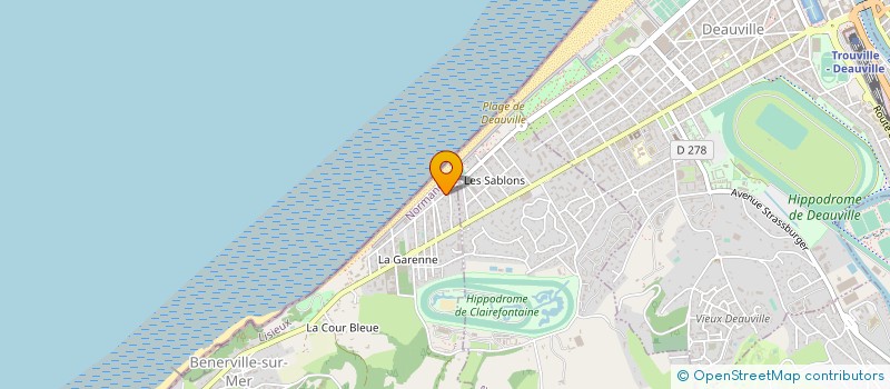 localisation de l'entreprise MONSIEUR MARC LEONETTI  BENERVILLE-SUR-MER