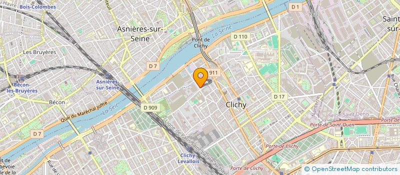 localisation de l'entreprise MONSIEUR MARC LEPOIVRE à CLICHY
