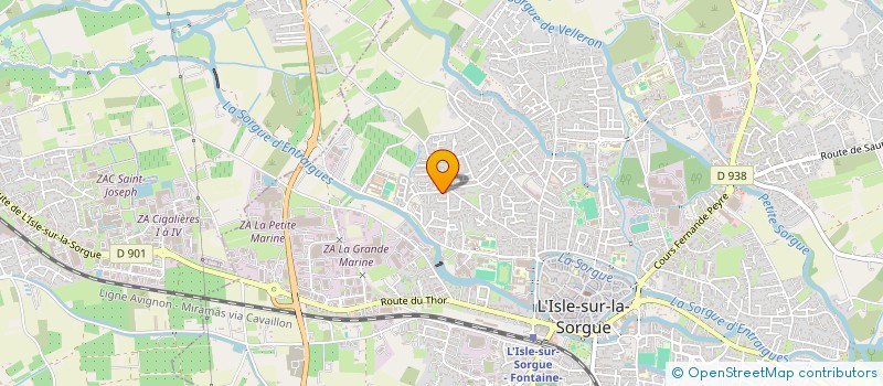 localisation de l'entreprise MONSIEUR MARC LEPORATI à L'ISLE-SUR-LA-SORGUE
