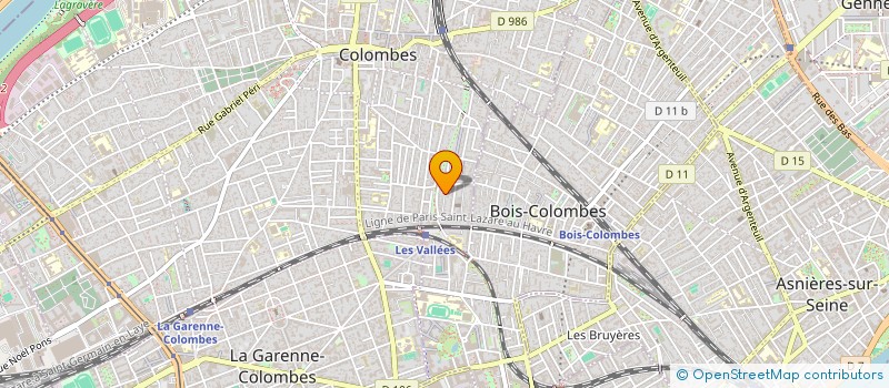 localisation de l'entreprise MONSIEUR MARC LEPRAT  COLOMBES