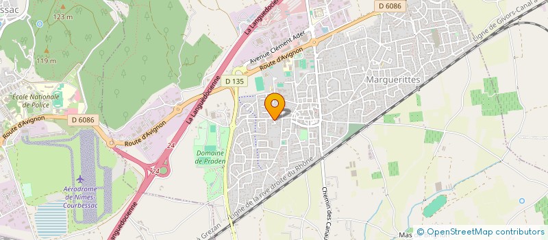 localisation de l'entreprise MONSIEUR MARC LEROUEIL  MARGUERITTES